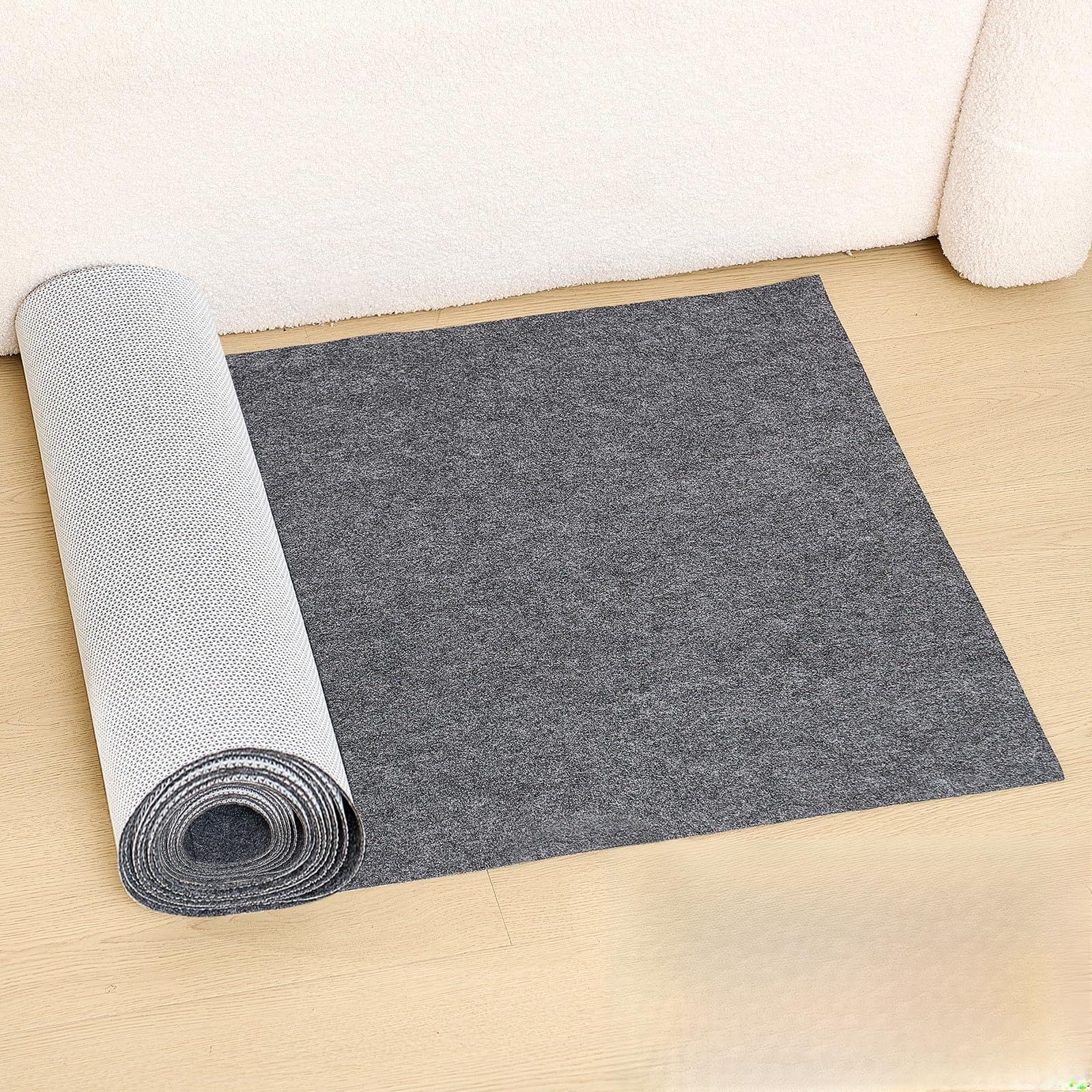 Gray Boat Carpet, Marine Carpet Marine Grade Mat for Boats with Waterproof for Outdoor Deck Patio Porch Garage Kitchens Bathroom Outdoor Area Rug Runner Non-Slide Porch Rug(2 x 9.8 ft)