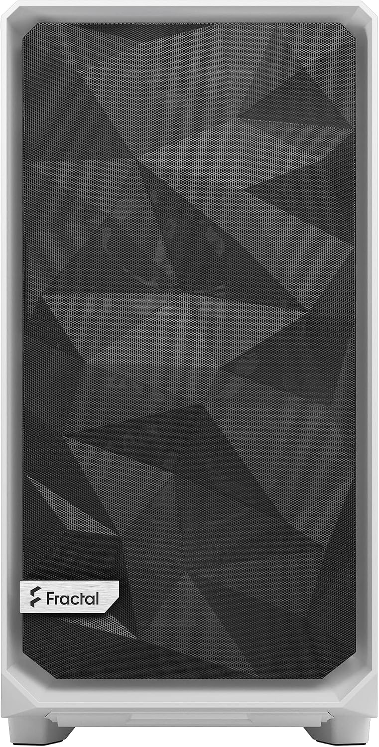 Meshify 2 Lite White Tempered Glass - ATX Mid Tower Computer Case - Mouse gaming - Immagine 1