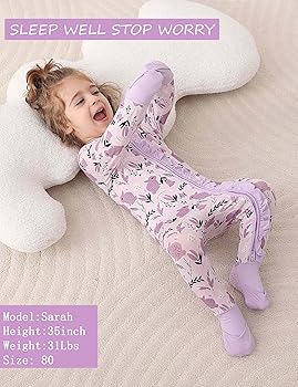 Amazon.com: JunNeng Baby Girl Viscose from Bamboo Sleeper