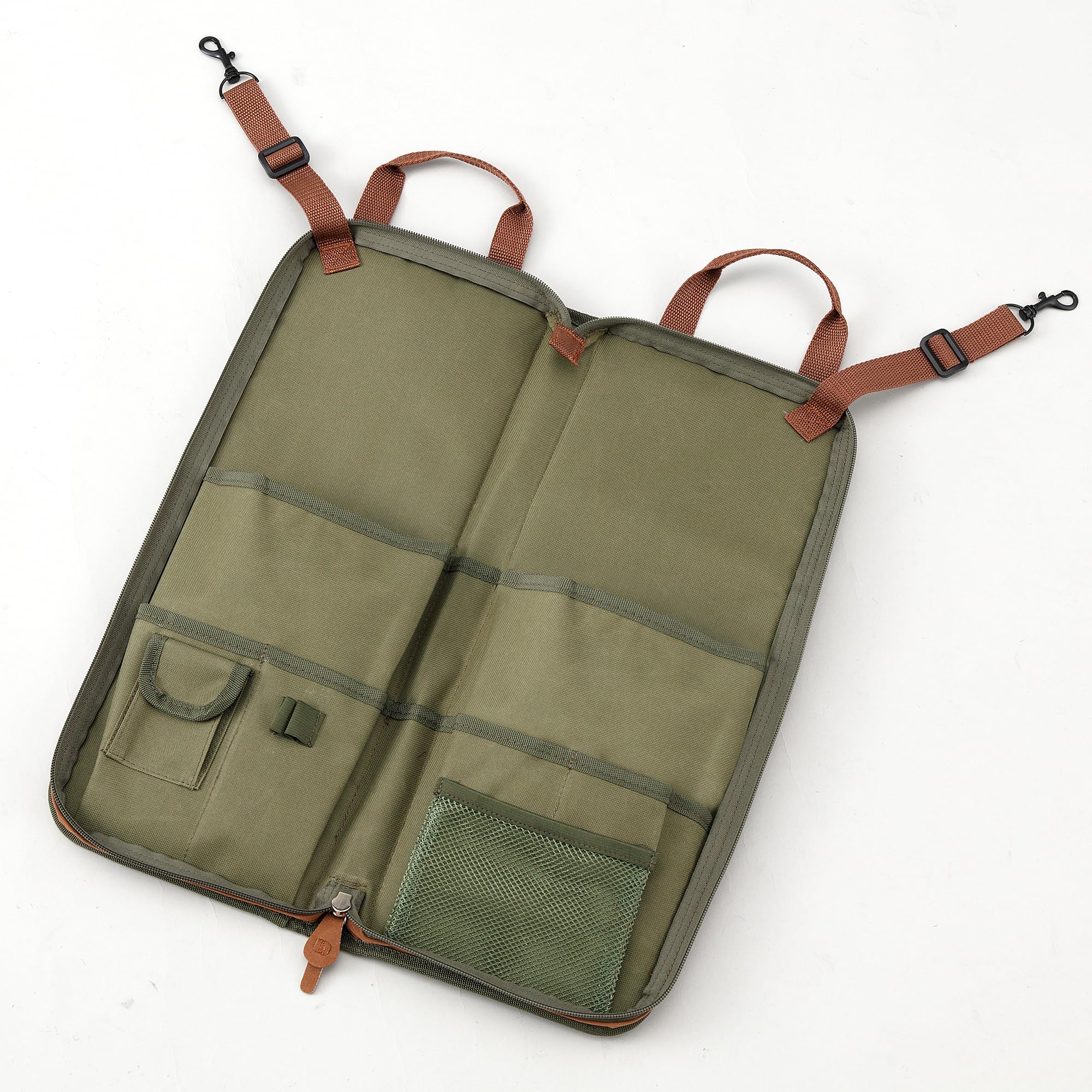 TAMA TSB24MG Powerpad Designer Drum-Stick/Mallet Bag (Moss Green) - Borsa per bacchette