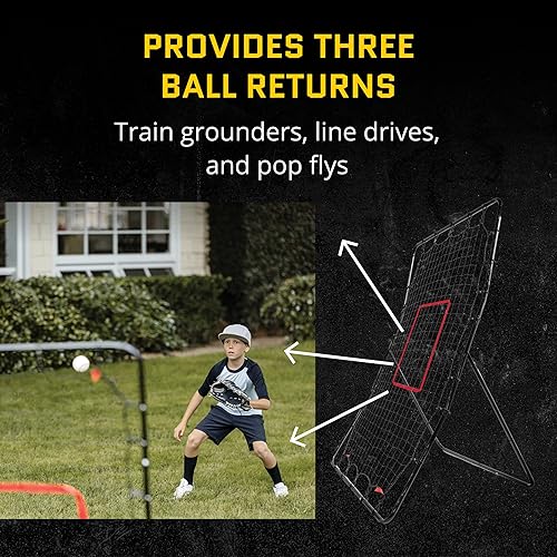 Miniatura 2 de SKLZ PitchBack. Entrenador de béisbol juvenil para tirar, recoger y entrenar.