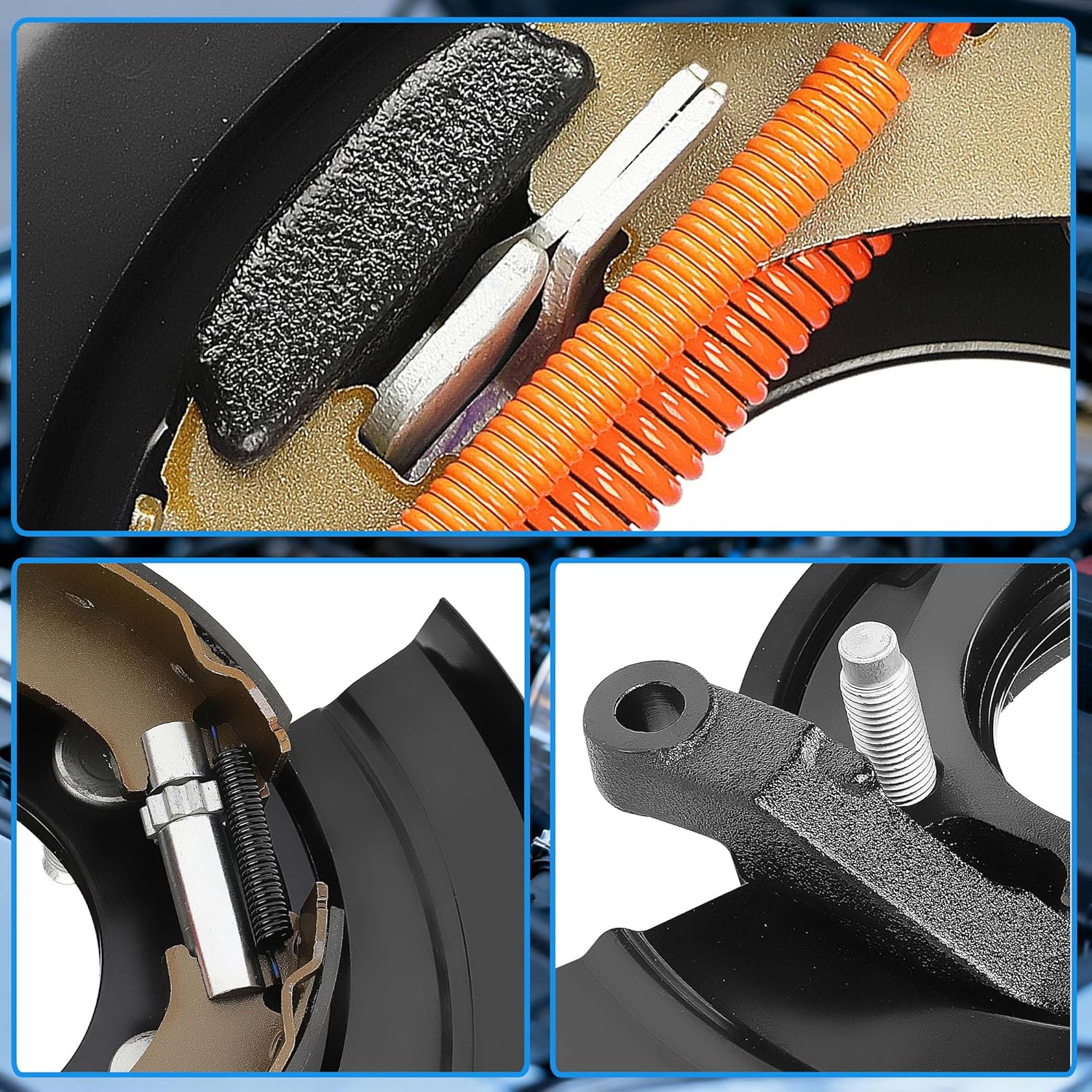 926-271 Rear Left Parking Brake Assembly Compatible with Ford F250 F350 Super Duty 1999-2004 Excursion 2000-2005 Replaces YC3Z2210CA