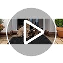 Smiry Front Door Mat Outside Entrance, Heavy Duty Sturdy Natural Rubber Doormat, Trap Dirt and Moisture, Easy Clean Low Profile Welcome Floor Mats for Indoor Outdoor Entry, 59x35 Inch, Green