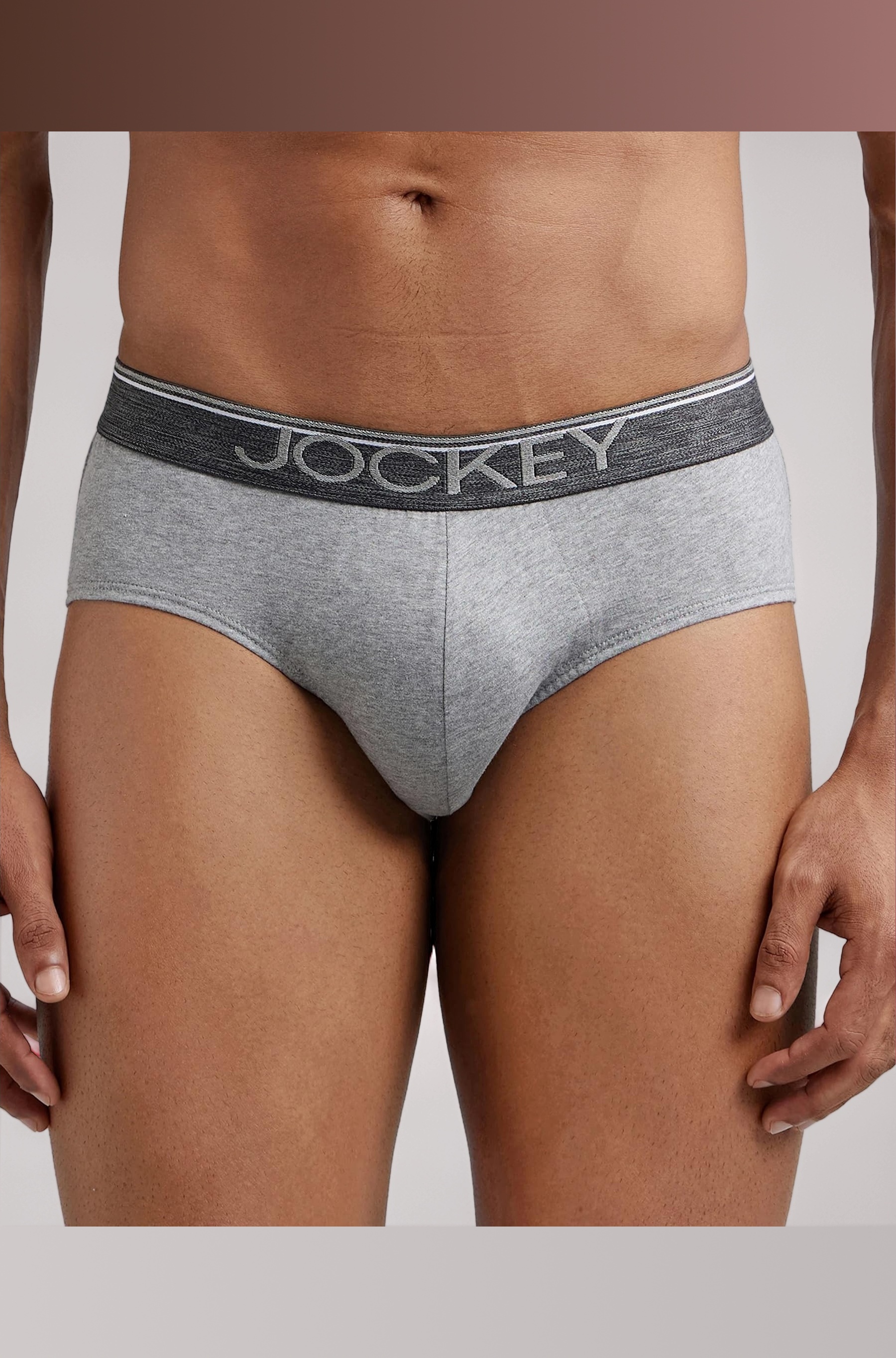 Men's Regular Plain Square Cut Brief