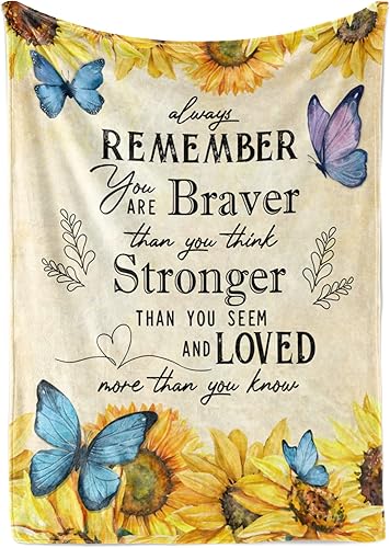 Manta inspiradora para niños, adultos y familia, inspira amor, valentía y fuerza, motivo, amado y tema de protección, suave, cálida y afelpada,