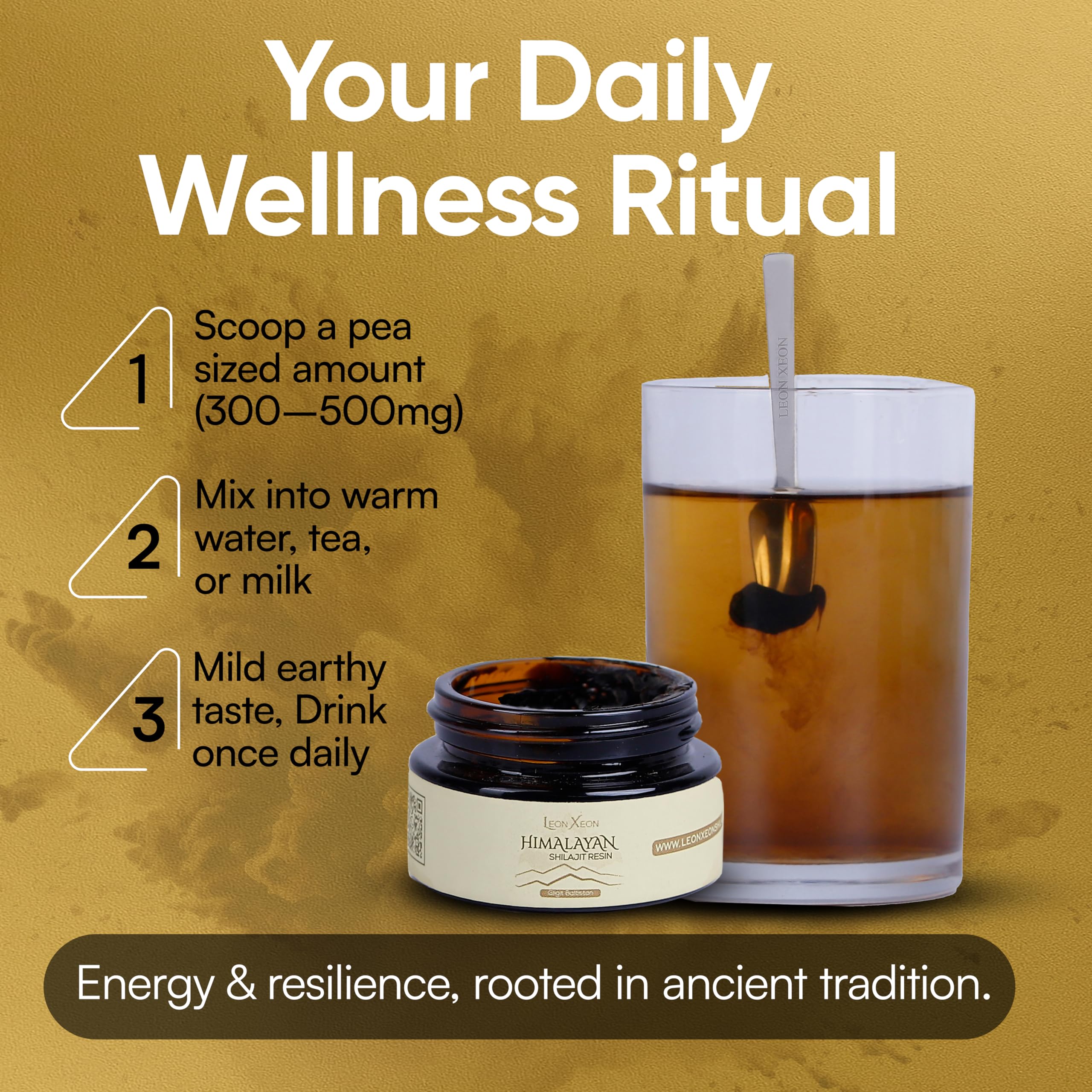 Resina di Shilajit Himalayano 30 g – Gold Grade, 100% Pura & Naturale, Ricca di Acidi Fulvici & Umici, 85+ Minerali & Oligoelementi, Supporto Immunitario & Vitalità