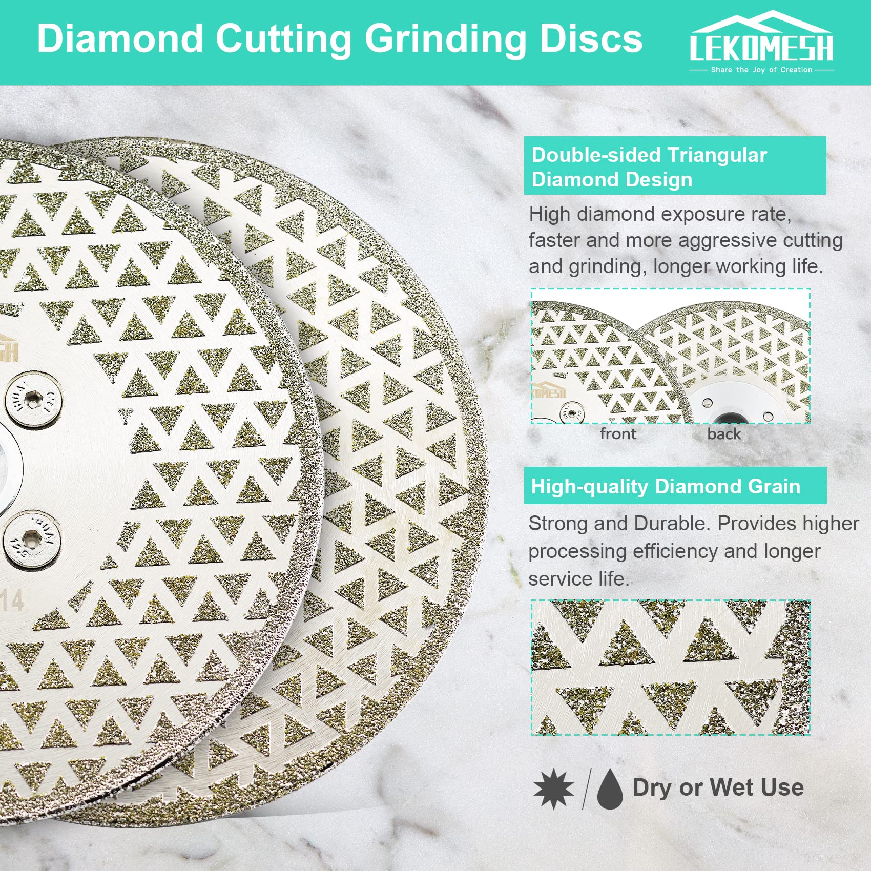 Disque Diamant Carrelage - 175Mm X 25,4Mm Lame Scie Diamant Pour