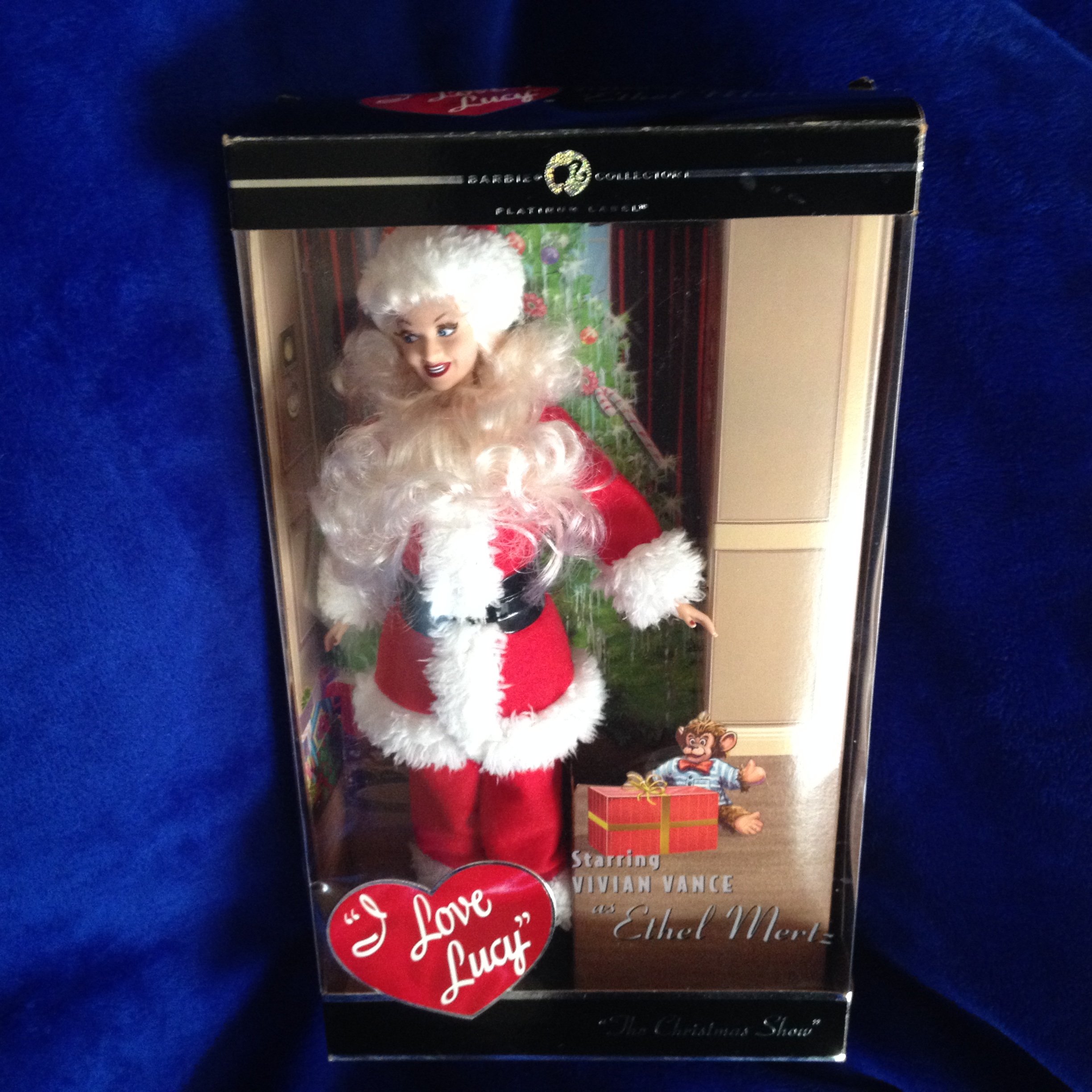 Barbie I Love Lucy Ethel Mertz Santa Doll Christmas Show