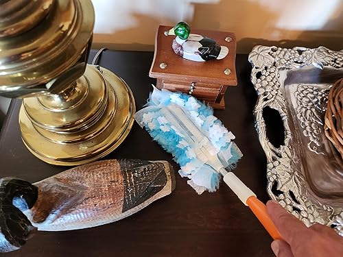 Miniatura 5 de Mango flexible con almohadilla desechable para plumero, compatible con recambios de plumero Swiffer.