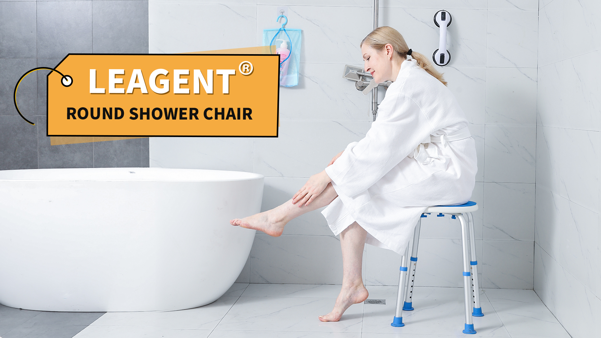 Fsa Eligible Kepooman Adjustable Round Shower Stool Bath Chair