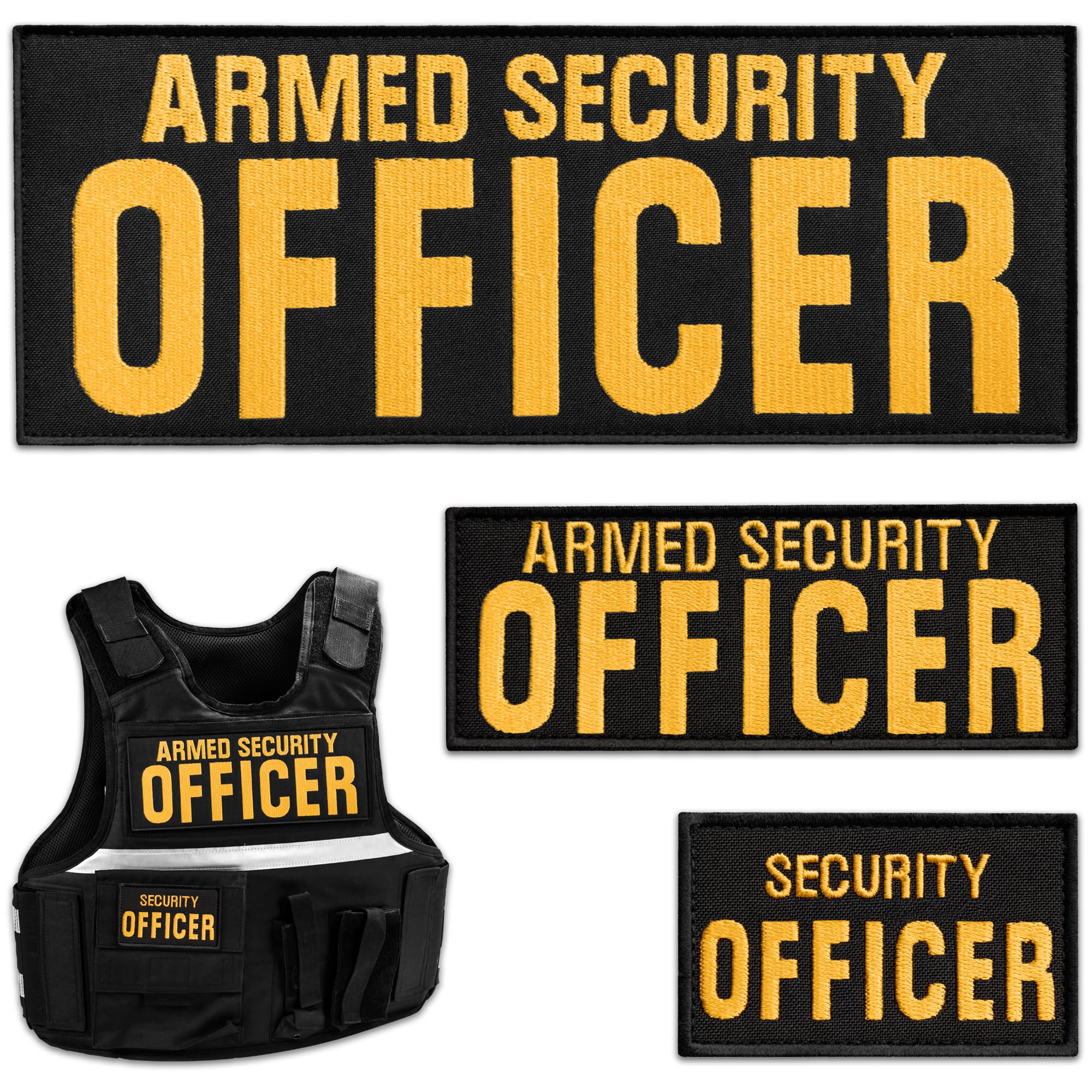 Security Pre Printed Non Reflective Badge Hi Vis Safety Vest - Foto 10