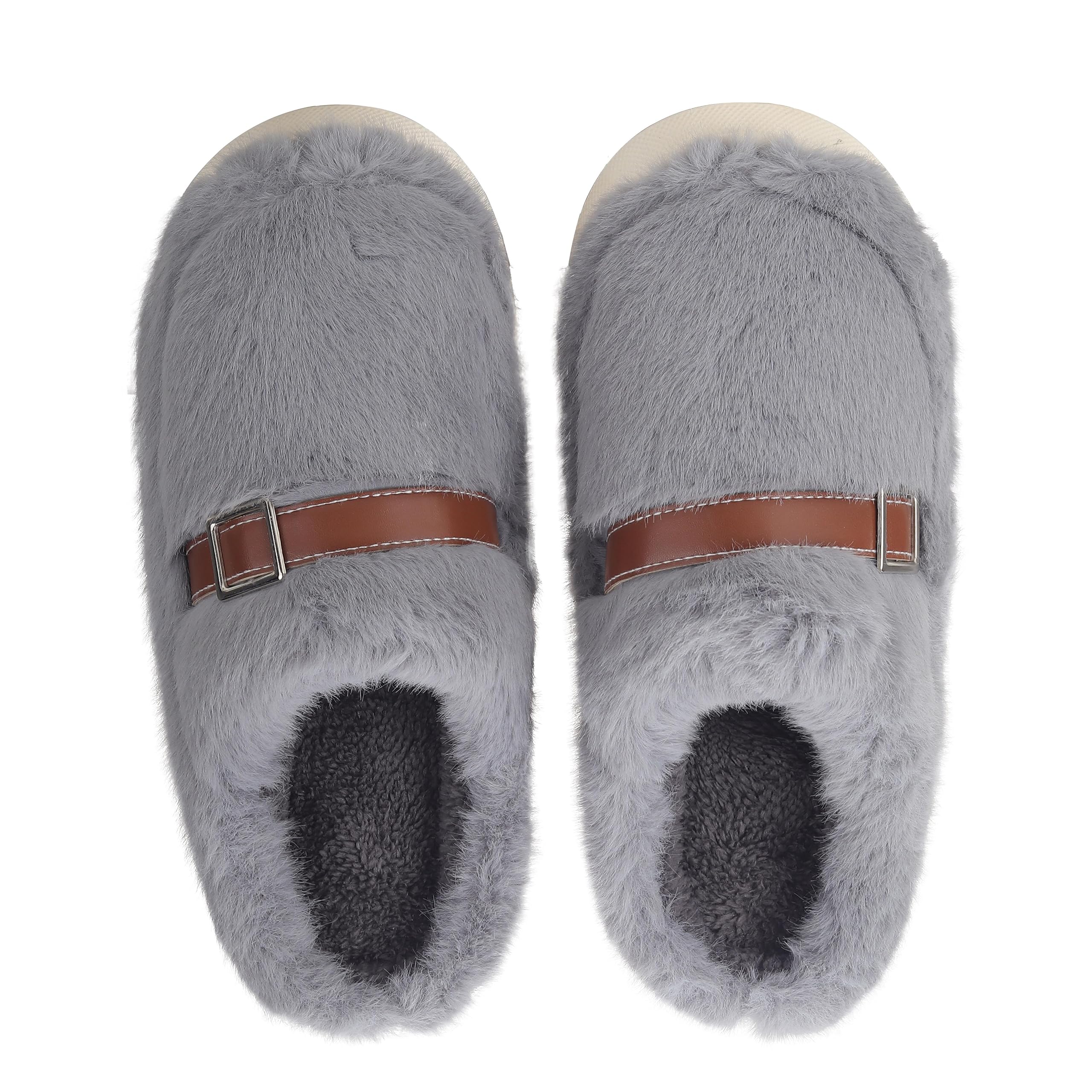 CASSIEY Mens Winter comfy Slipper for Home Indoor/Outdoor Grey (BB03, 9-10 UK) (B0CHSCP268) Amazon Price History, Amazon Price Tracker
