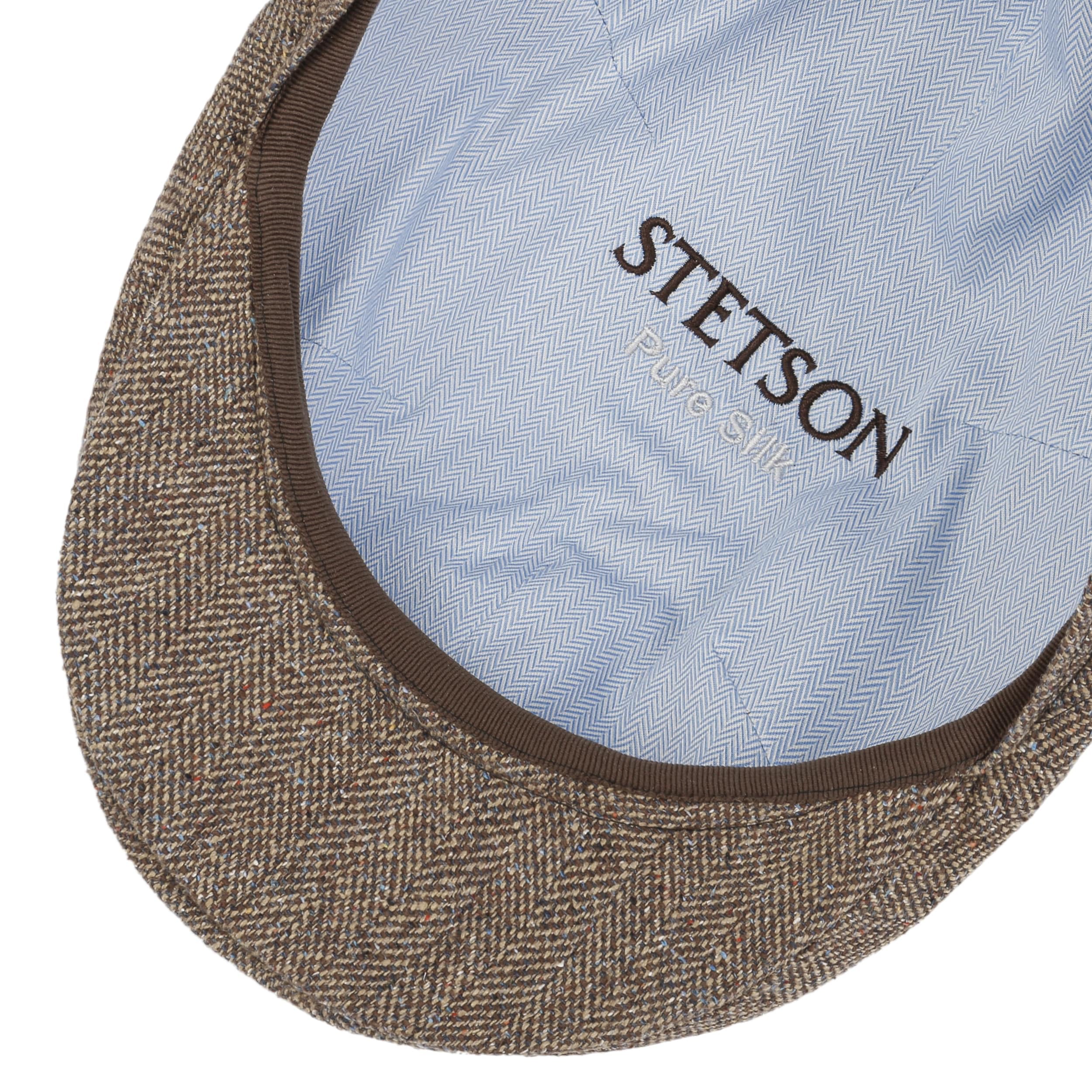 Stetson Herringbone UV Driver Flatcap Herren Made in Germany Sommer Winter