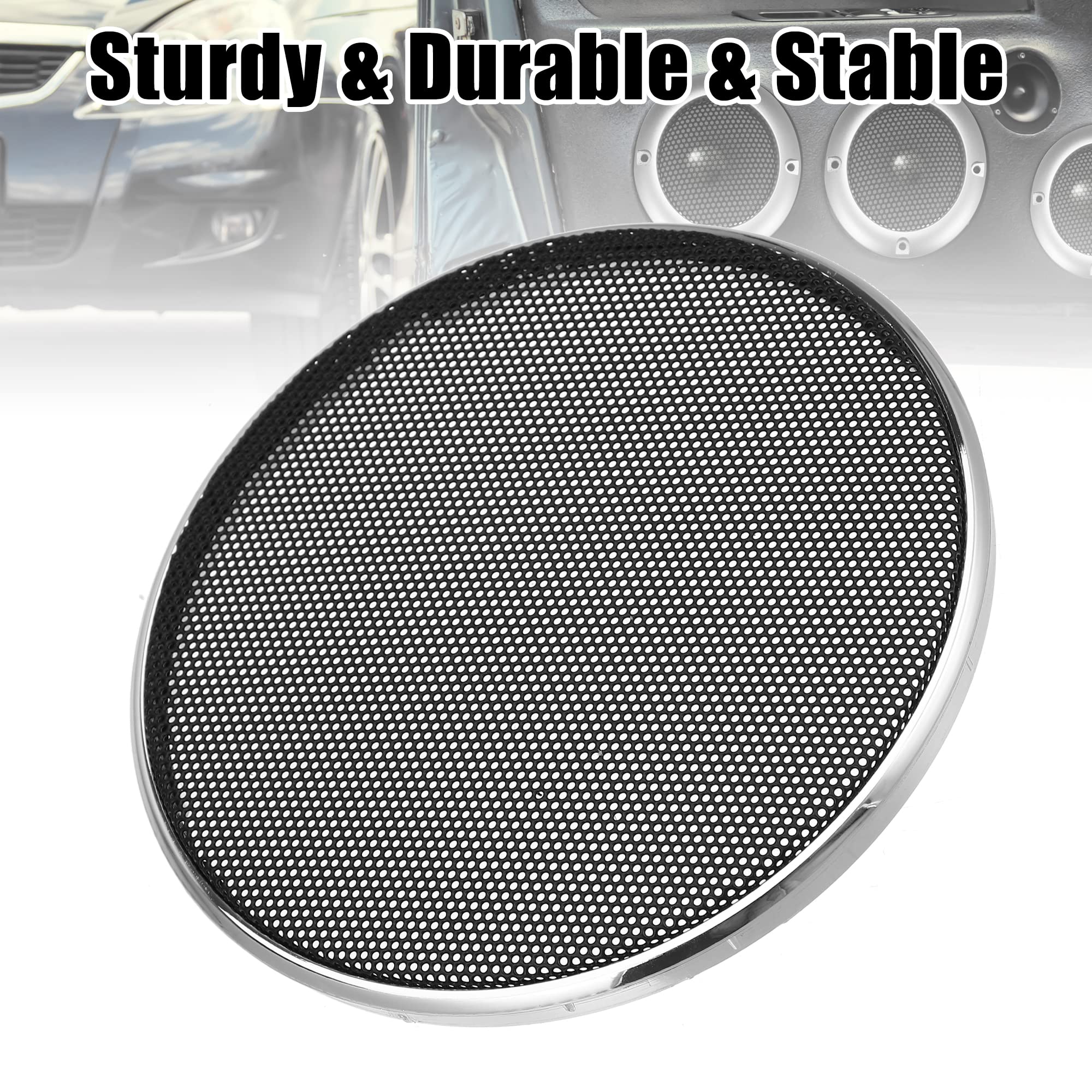 Griglie Copri Altoparlante 1.5 Pollici - 2 Pezzi, Tono Argento Per Auto O Casa - Foto 10