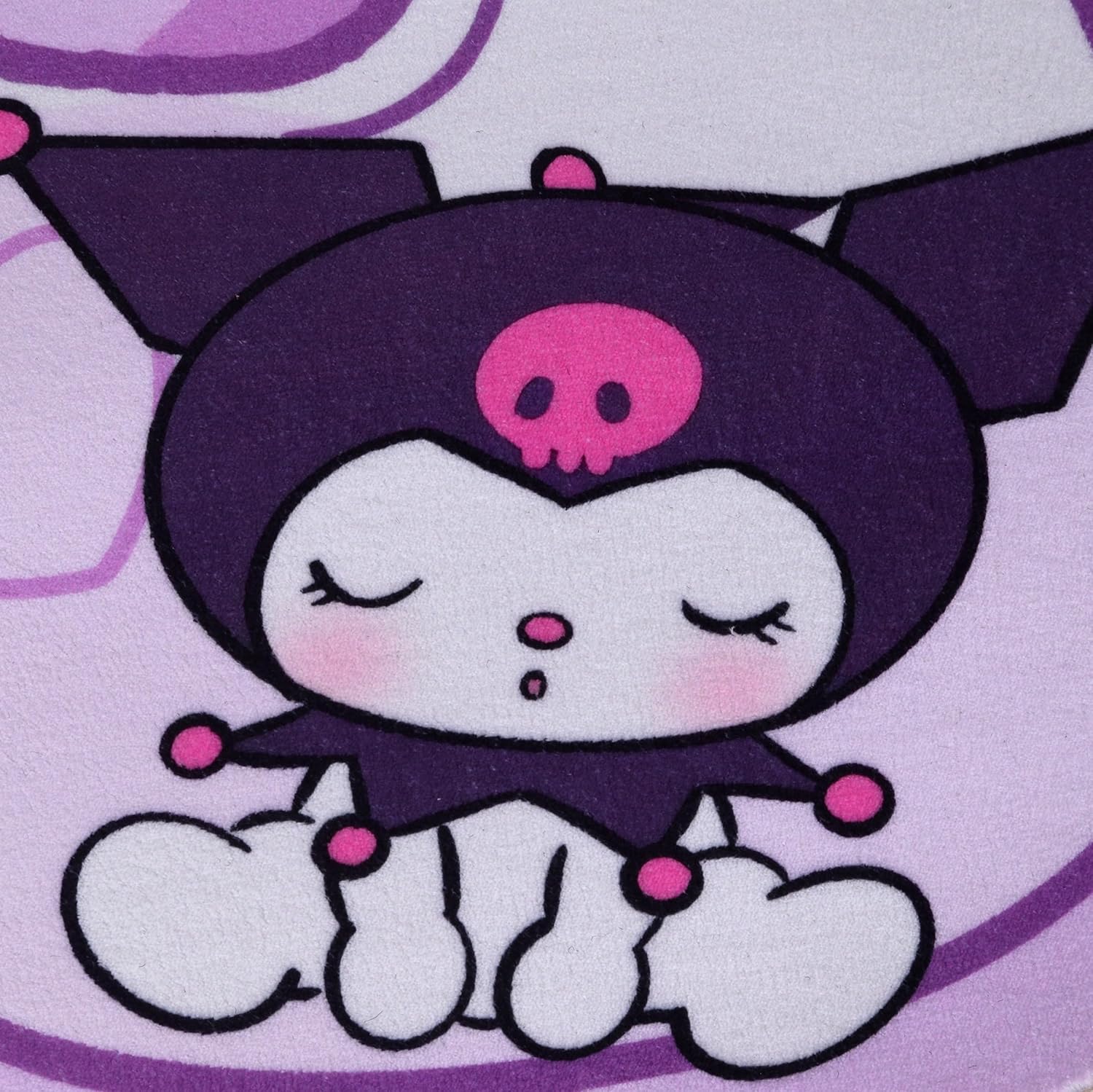 Roffatide Anime Evil Rabbit Cartoon Cute Area Rug Irregular Fluffy Fuzzy Plush Area Rug Mat Blanket Rug Floor Carpet for Indoor Living Dining Room Home Decor 40x100cm