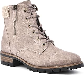 brown lace up boots womens