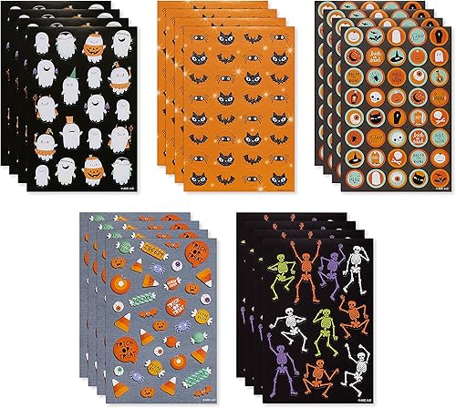 Miniatura 8 de American Greetings 600 calcomanías de Acción de Gracias para niños, varios temas de Acción de Gracias