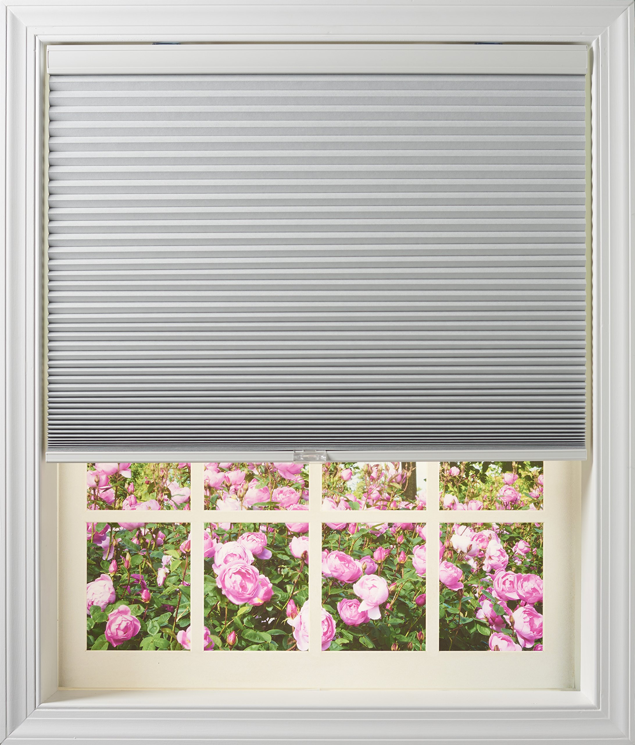 New Age Blinds Cordless Cellular Shade, Outside Mount, 30.25x48-Inches, Cotton, Room Darkening, 30-1/4 x 48-Inch