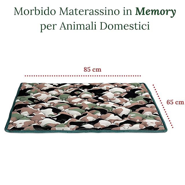 Foto 2 de 6 de Evergreenweb - Colchón para Perro con Relleno de Espuma viscoelástica, Suave, Lavable, hipoalergénico (65 x…