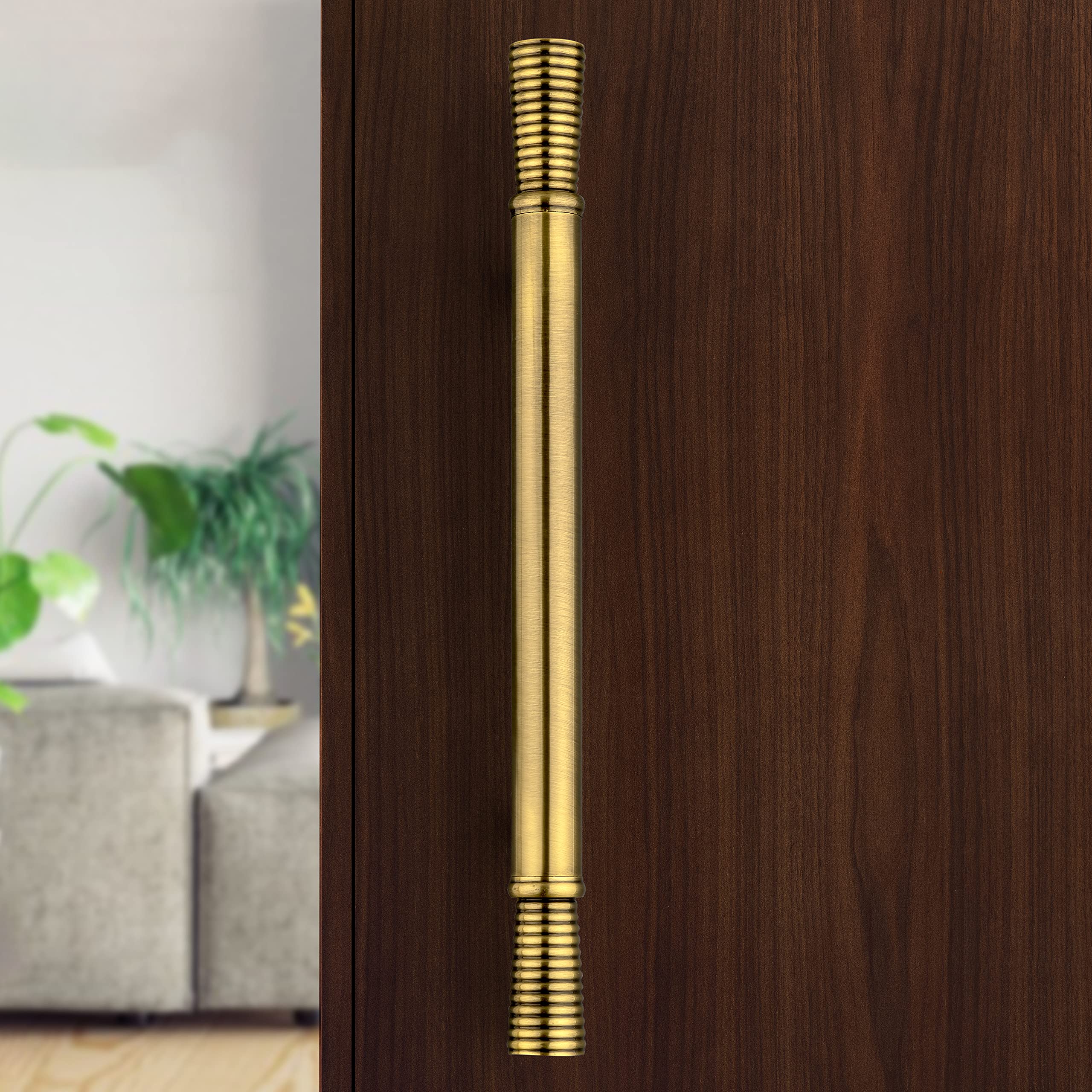 Plantex Heavy Duty Main Door Handle/14 Inch Door Handle for Main Door/Pull-Push Handle for Glass/Wooden Door- Pack of 1 (Brass Antique) - 3 Years Warranty — Amazon image 6