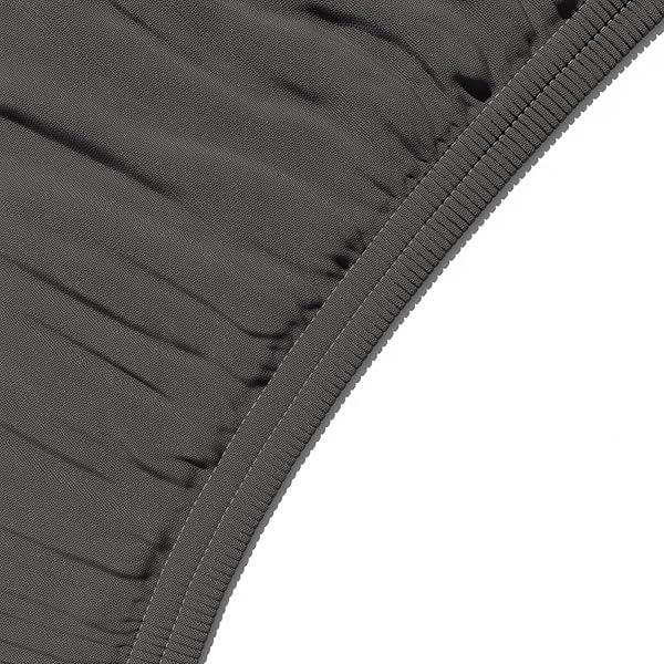 Amazon Basics Jersey Spannbettlaken, 100% Baumwolle, Spannbetttuch - Matratzenhöhe bis 30 cm, 180 x 200 cm, Dunkelgrau - 3