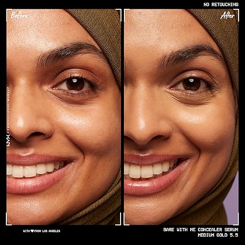 Vista 32 de NYX PROFESSIONAL MAKEUP Bare With Me - Suero corrector, Sand, 0.32 oz 01 Feria