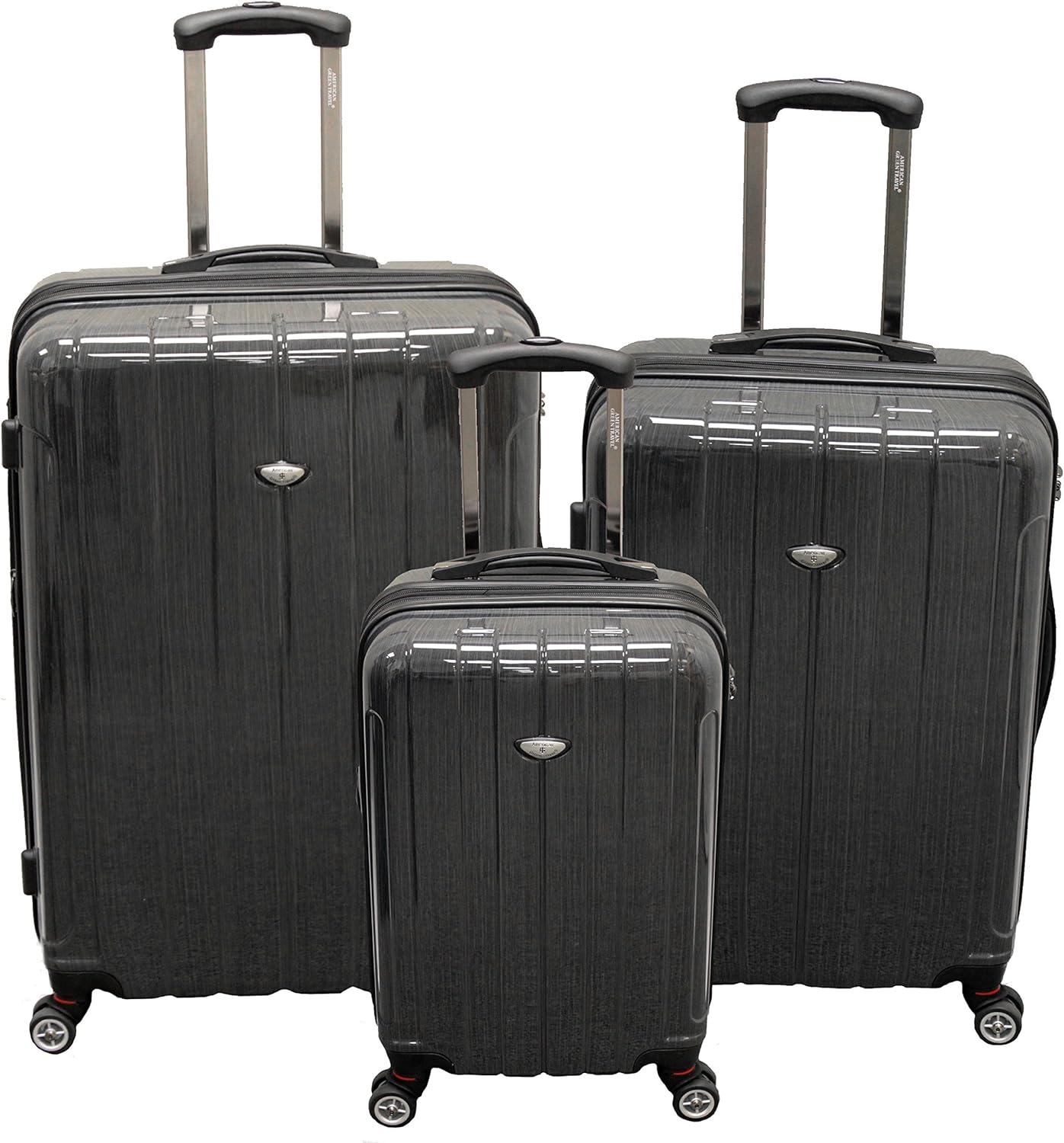 American Green Travel 3Piece TSA Lock Polycarbonate