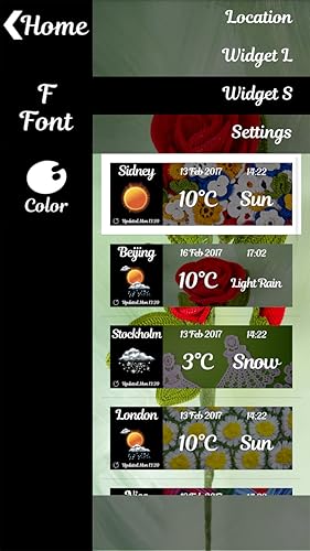 Crochet Relógio Widget Do Tempo