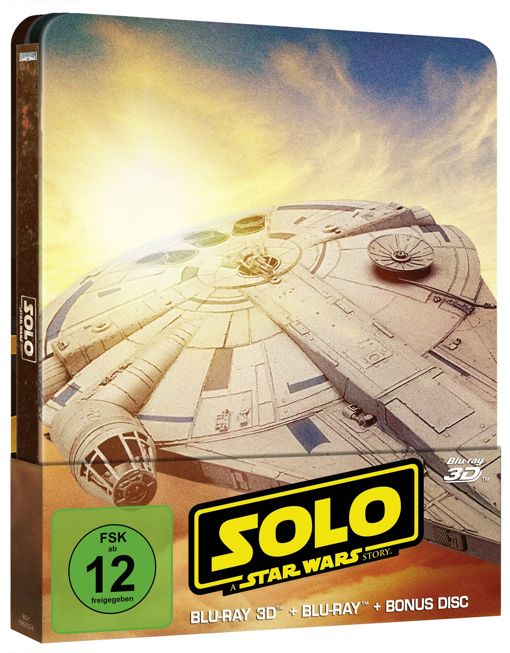 Solo - A Star Wars Story - Steelbook/Limited Edition (+ Blu-ray 2D / + Bonus-Blu-ray)