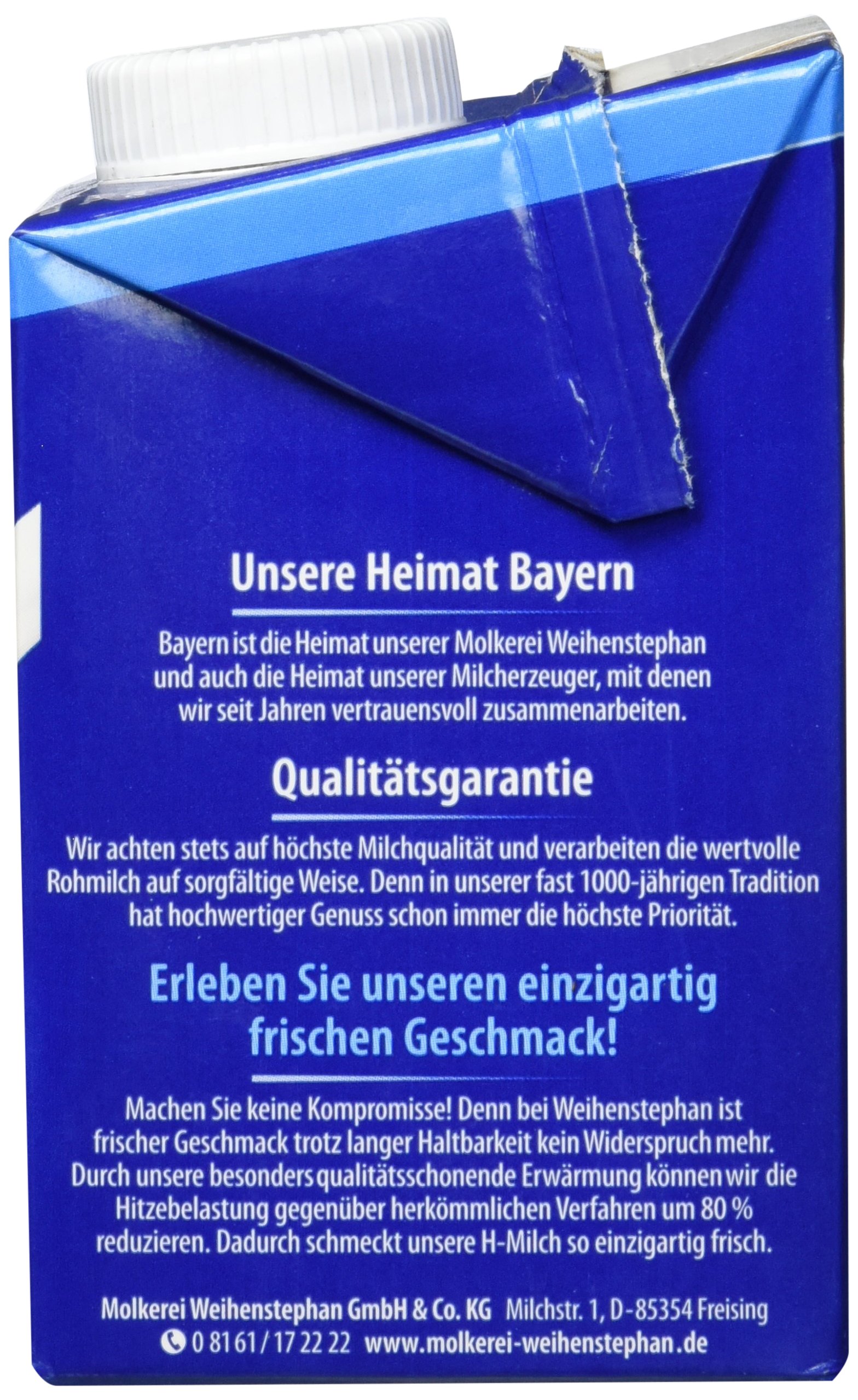 Weihenstephan Haltbare Milch 1.5 Prozent, 12er Pack (12 x 500 ml)