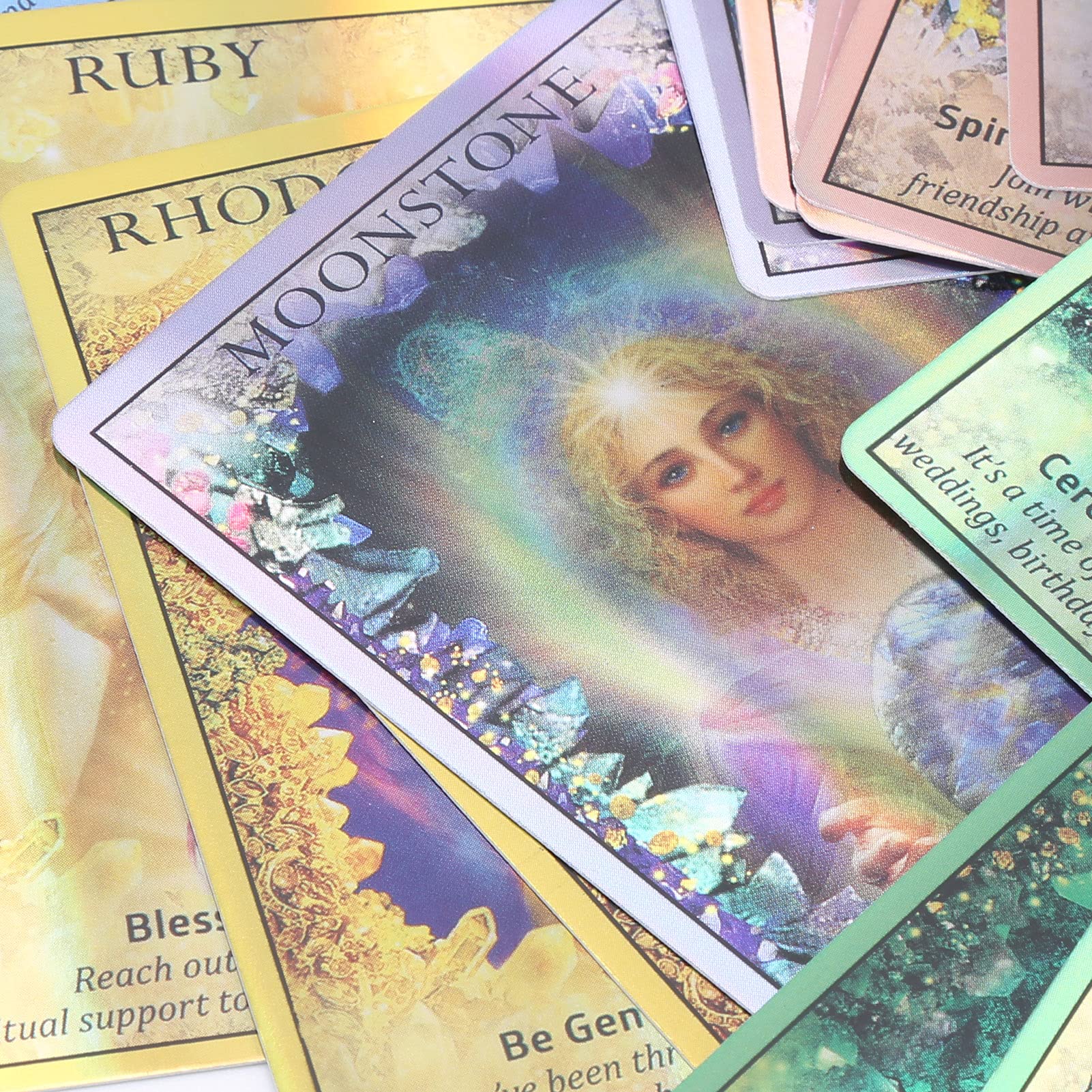 Amazon.com: Tarot Decks, Classic Design Tarot Cards English Version  Portable Flash Effect Hologram for Beginners Expert Readers for Party :  Toys & Games