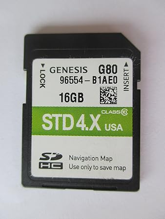 Hyundai Map Update Free Usa B1Ae0 2017 2018 Hyundai G80 Genesis Navigation Map Sd Card,Gps Update, U.s.a  Oem Part # 96554-B1Ae0 16Gb Std 4X Oem Part : Electronics