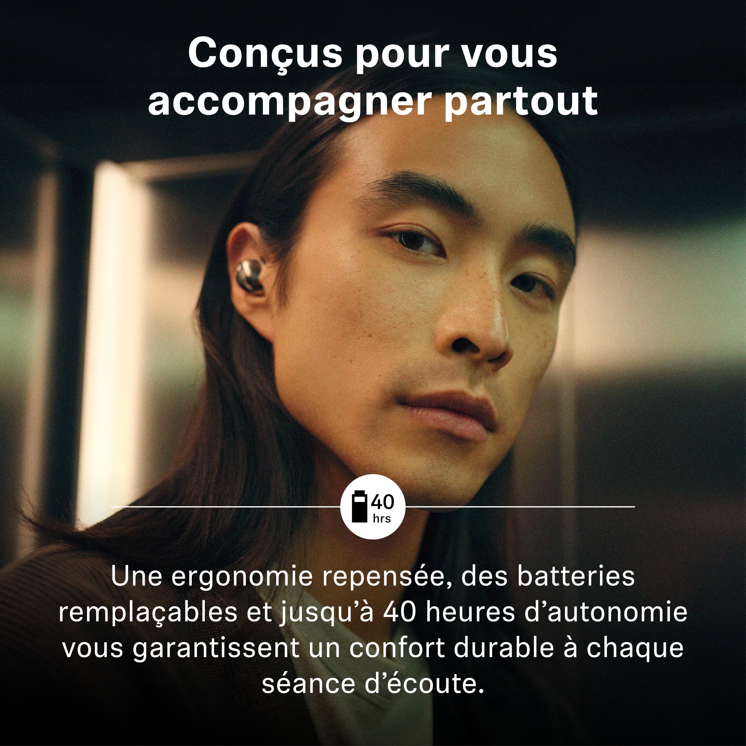 Sennheiser Momentum True Wireless 5 écouteurs Bluetooth, Batterie 40h, ANC