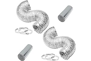 AC Infinity Flexible 4-Inch Aluminum Ducting (2-Pack)