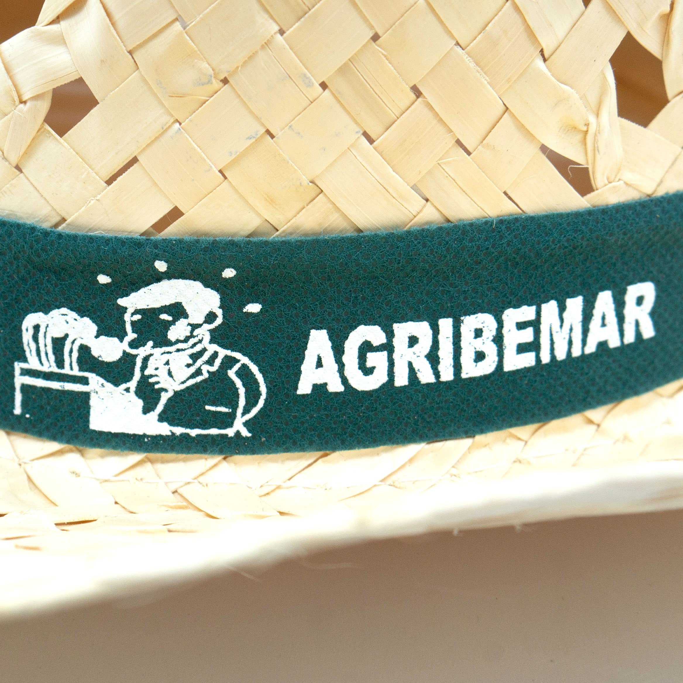 Bonnet personnalisé pour événements - Chapeau Natur en paille - Pack de chapeaux avec votre image ou phrase - Ruban de couleur à votre goût