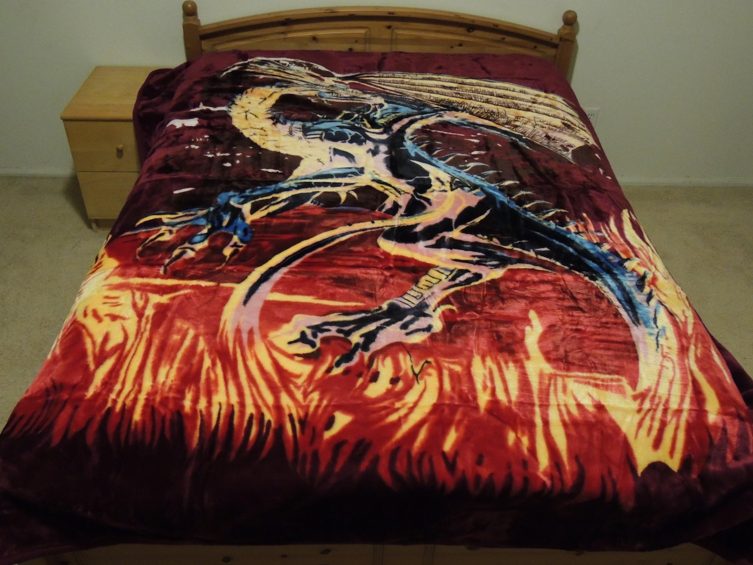 Dragon Queen Size Mink Style Blanket