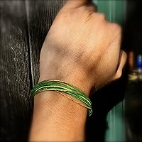 Vista 7 de Rumi Sumaq Nautical Rope Bracelet for Men, Women & Kids - Waterproof Hand-Knotted Adjustable Pull Tie - Martha’s Vineyard Island Map, Sailor Rope &