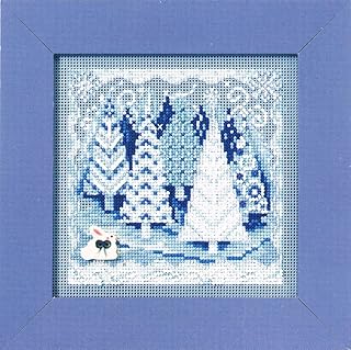 Winter Wonderland Beaded Counted Cross Stitch Christmas Kit Mill Hill MH149303 Buttons & Beads 2009 Winter
