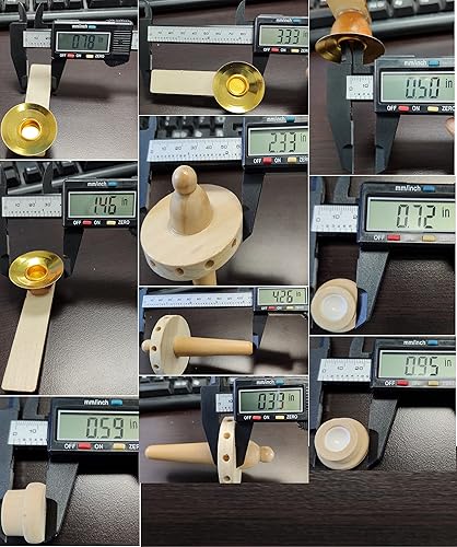 Miniatura 6 de BRUBAKER Kit de repuesto para pirámide natural de 18 y 24 pulgadas, 12 ventiladores, 6 portavelas, soporte para aspas de ventilador y protuberancia