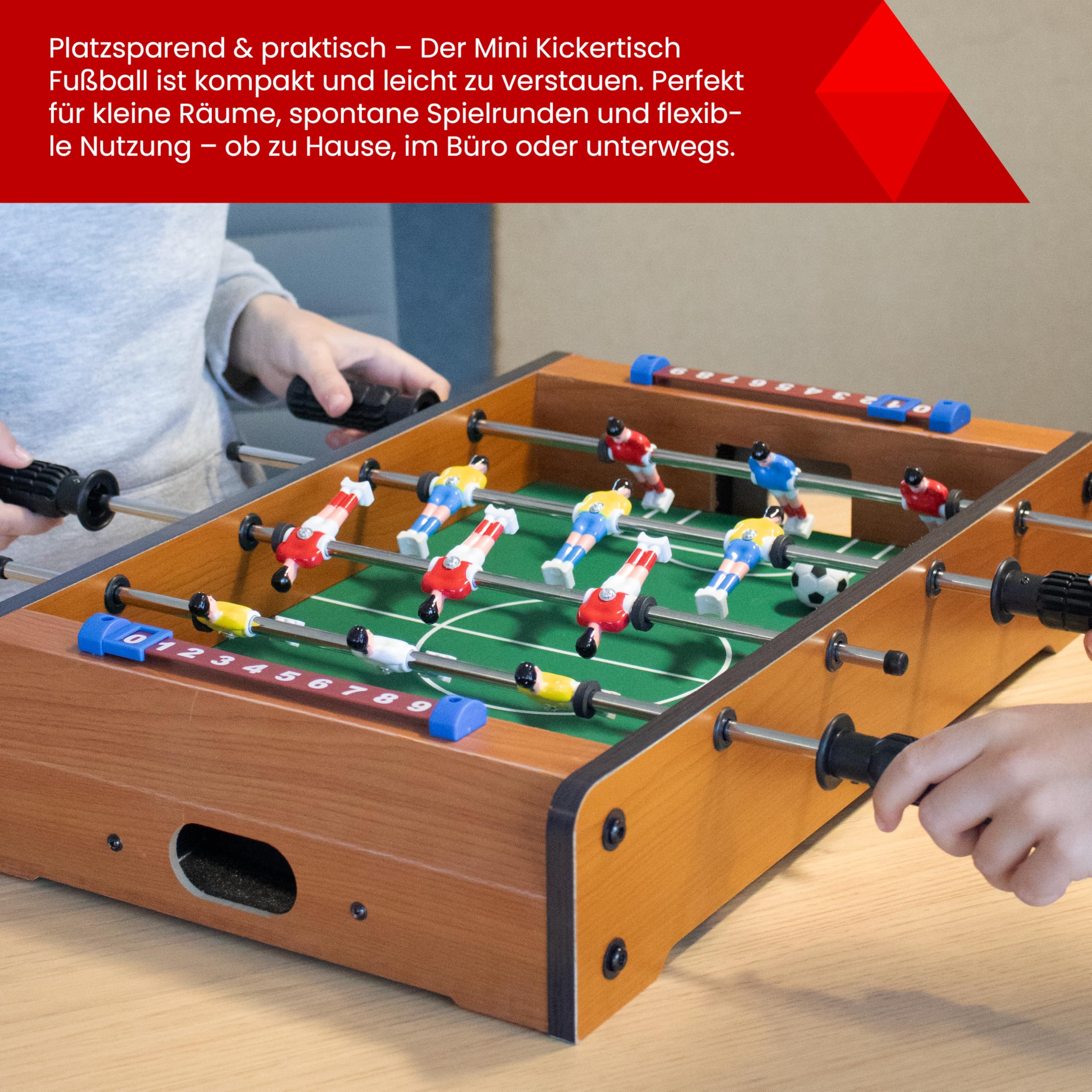 Kyto Piłkarzyki Stołowe, Kicker, Impreza dla Dzieci i Dorosłych, 70 x 35 cm lub 51 x 31 cm (51 x 31 cm)