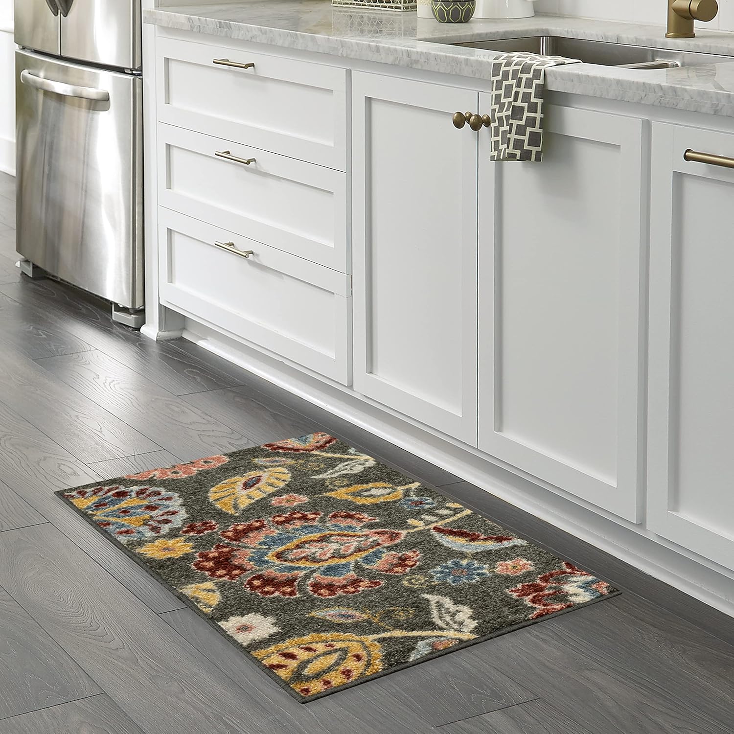 Maples Rugs Gardena Floral Kitchen Rugs Non Skid Accent