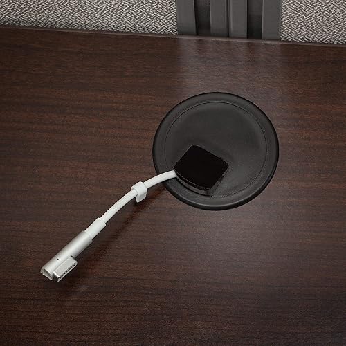 Miniatura 5 de Bush muebles de negocios fácil oficina 60W escritorio recto cerrado oficina en cereza mocha