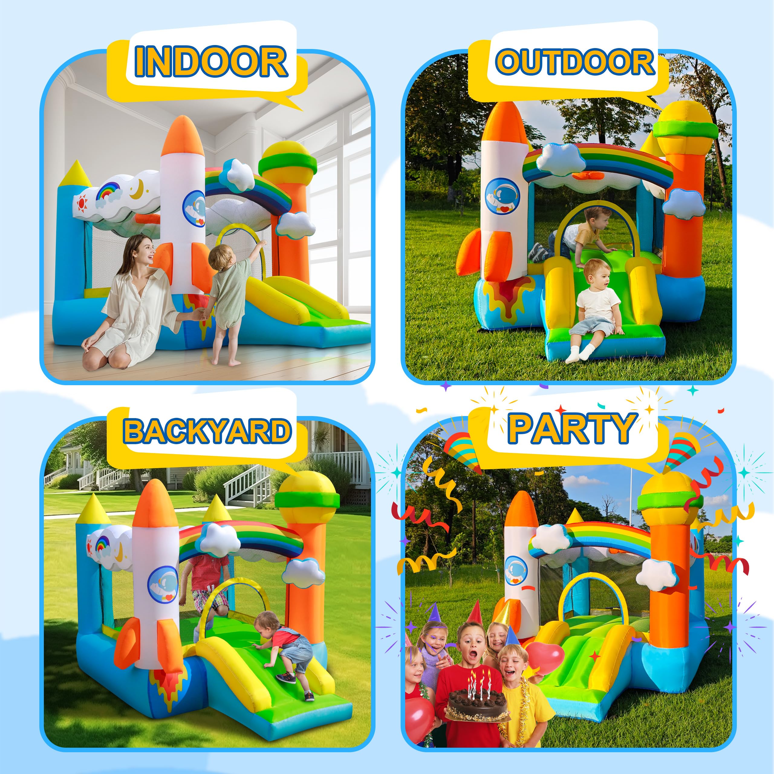 Toddler Bounce House Inflatable Bounce House With Slide