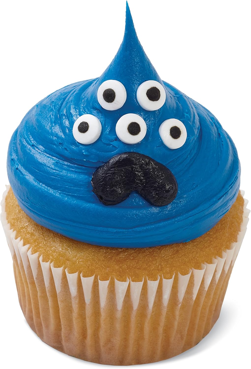 Jell-O cups decorated with Wilton Edible Candy Eyeball Sprinkles