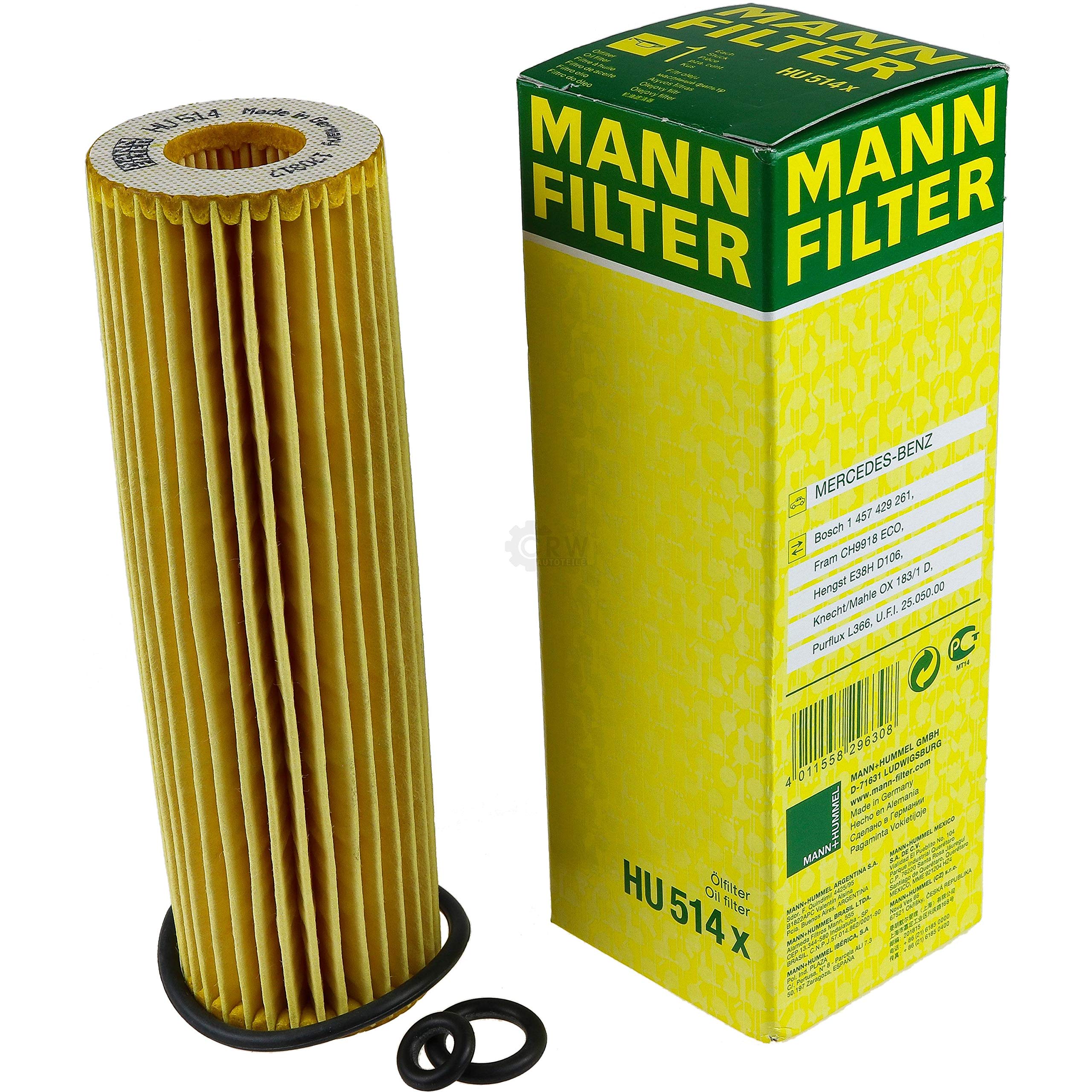 Kit d'inspection 10 l LM LL High Tech 5W-40 + filtre à air MANN