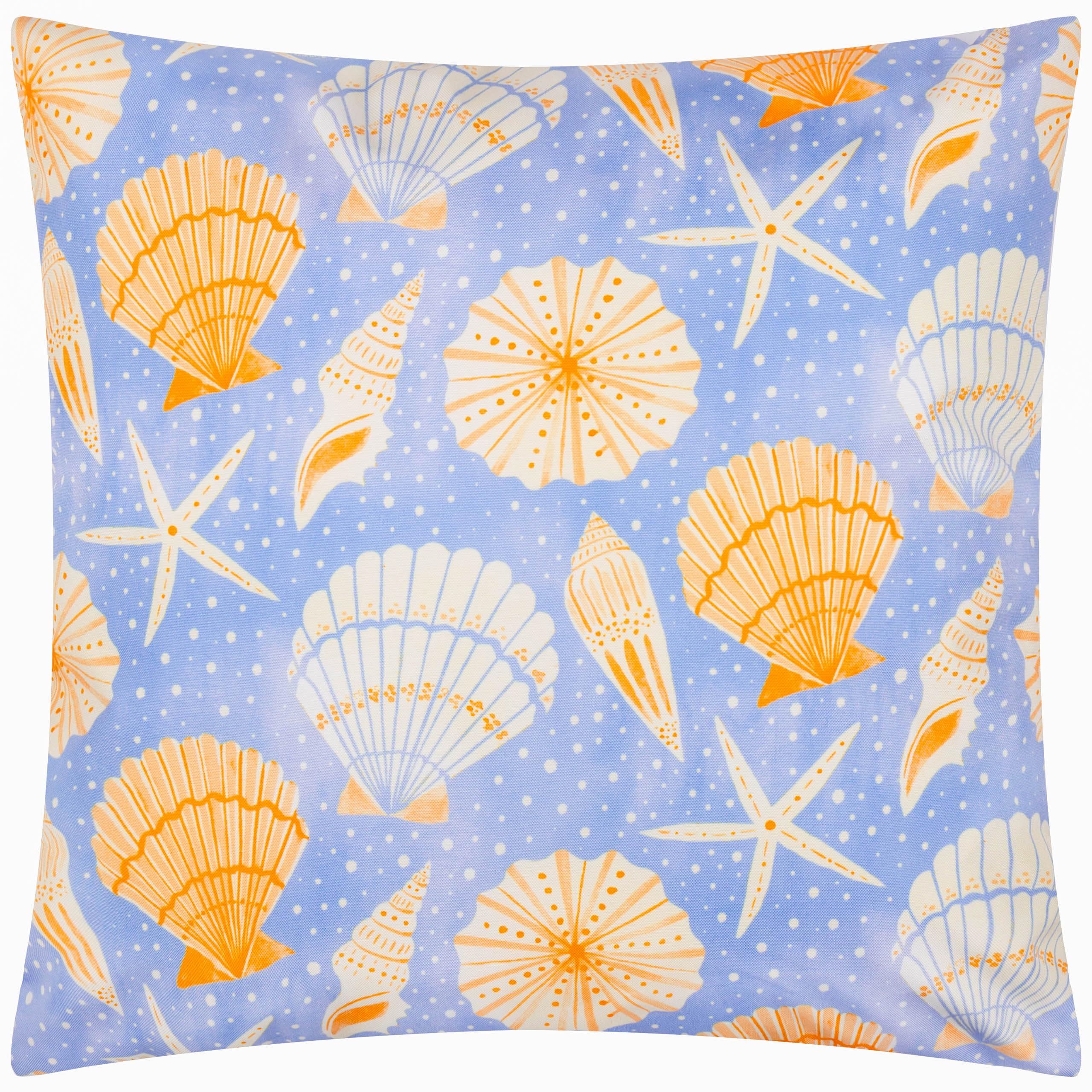 Furn. Sea Shells Striped Outdoor Cushion Cover from B&Q