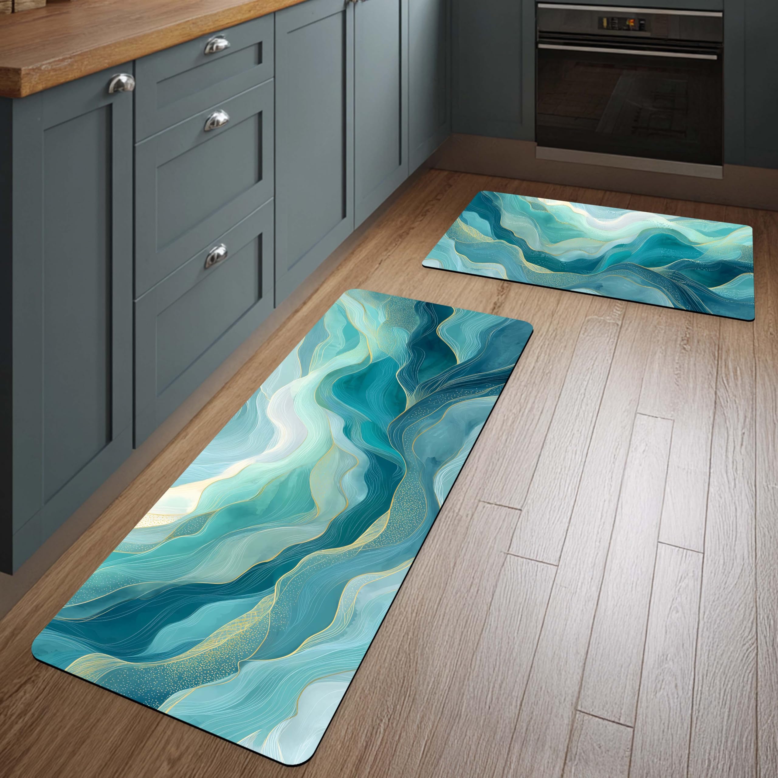 TURTLEWINGS Kitchen Floor Mats - Absorbent & Non-Slip -17 TURTLEWINGS Kitchen Floor Mats - Absorbent & Non-Slip -17