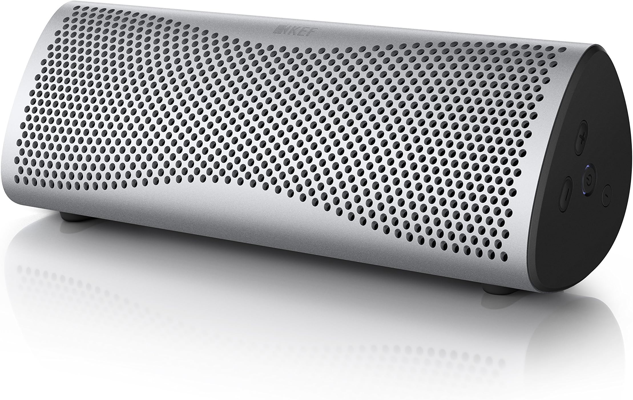 KEF MUO Wireless Bluetooth Speaker - Silver