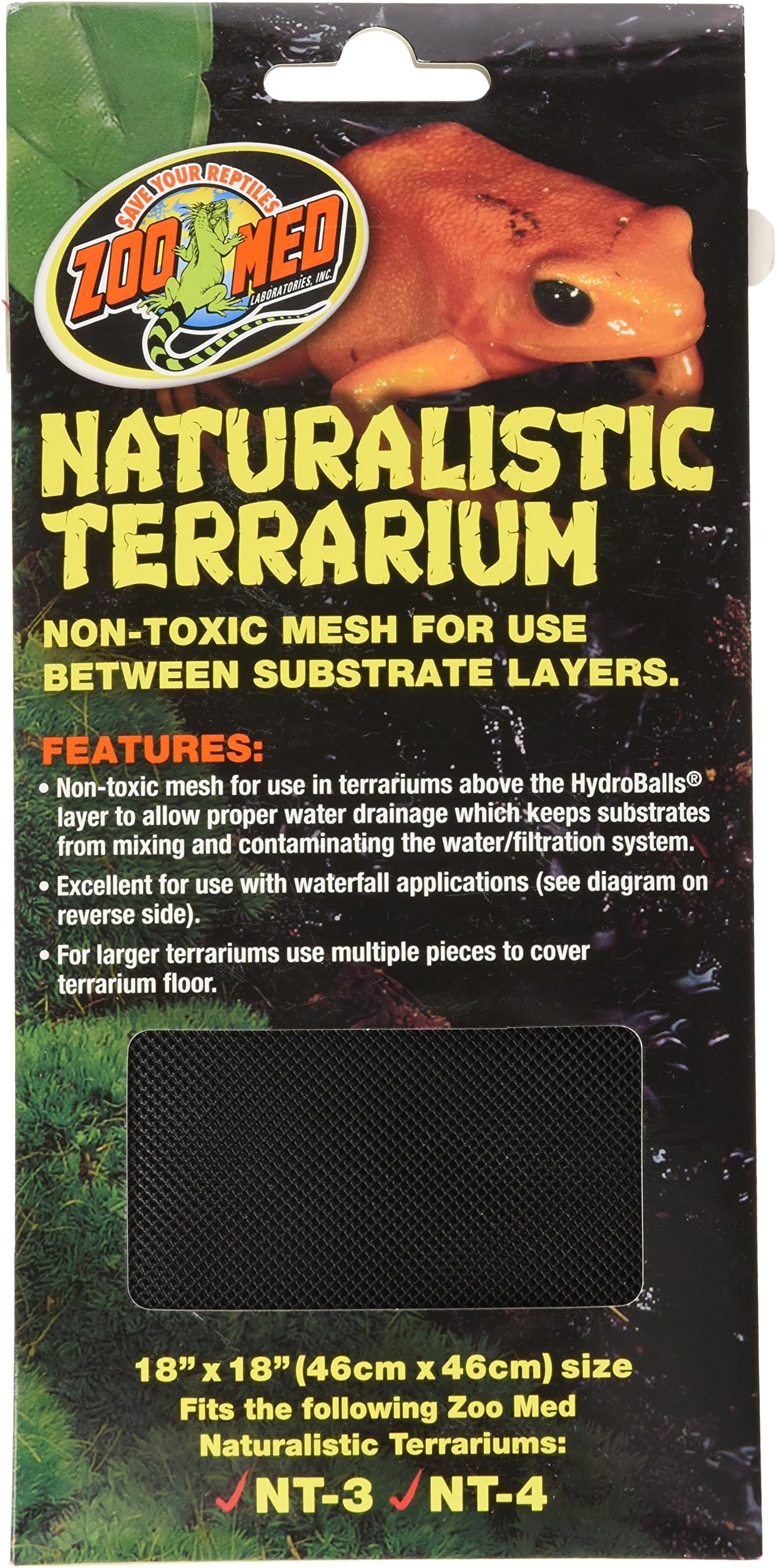 Zoo Med Naturalistic Terrarium Mesh, 18 x 18-Inches