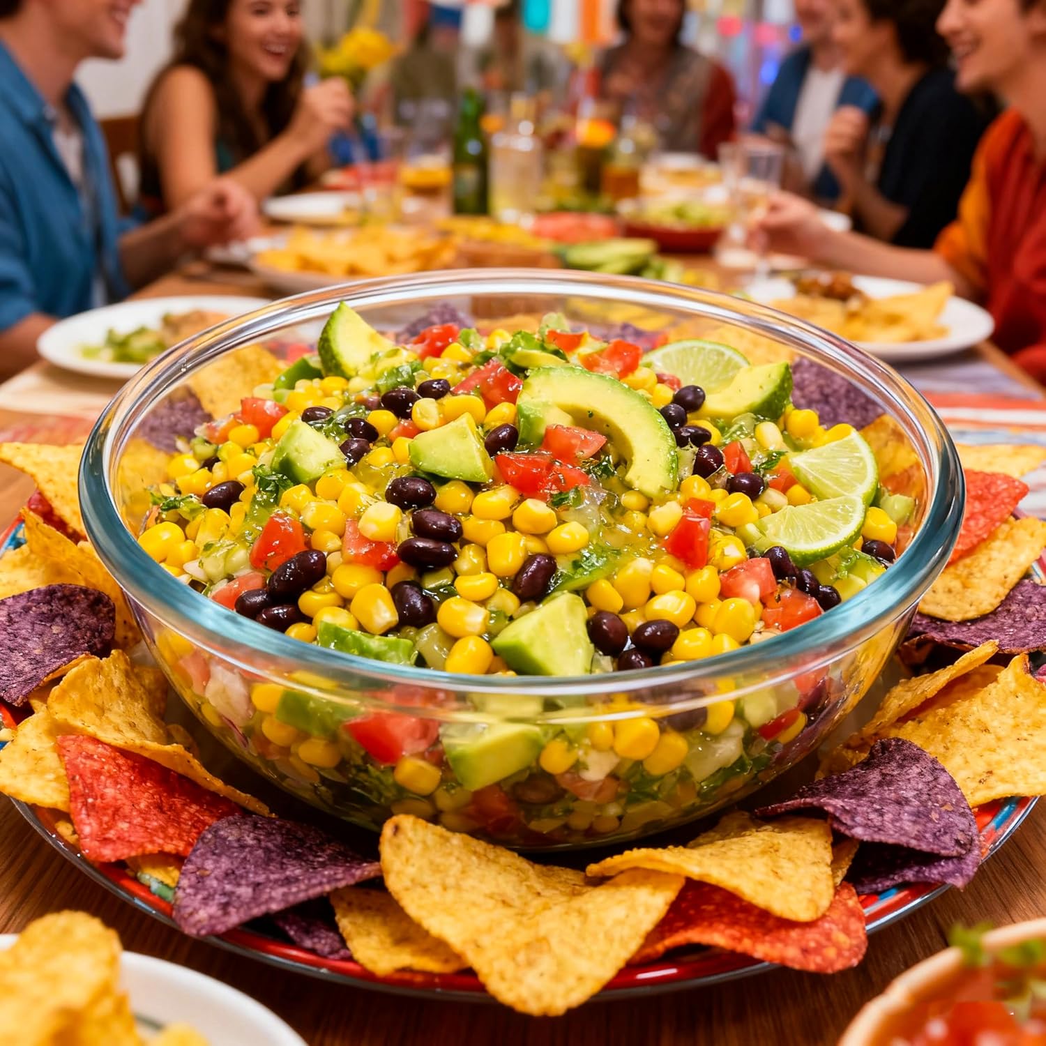 Mixing Bowls - 6Quart Large Glass Mixing Bowls - 11.8Inch Clear Glass Salad and Cooking Bowls - Microwave and Freezer Safe Bowls for the Kitchen